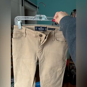 Hollister Low rise khaki pants